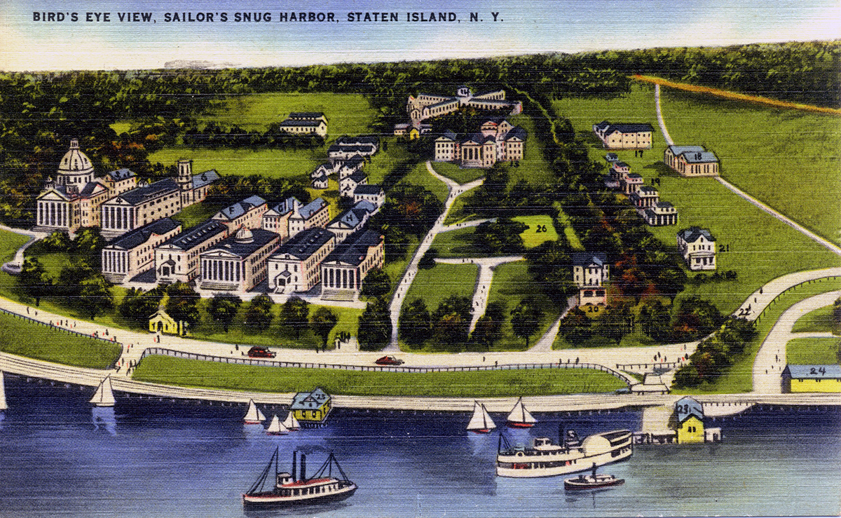 Bird's Eye View, Sailor's Snug Harbor, Staten Island, N. Y.