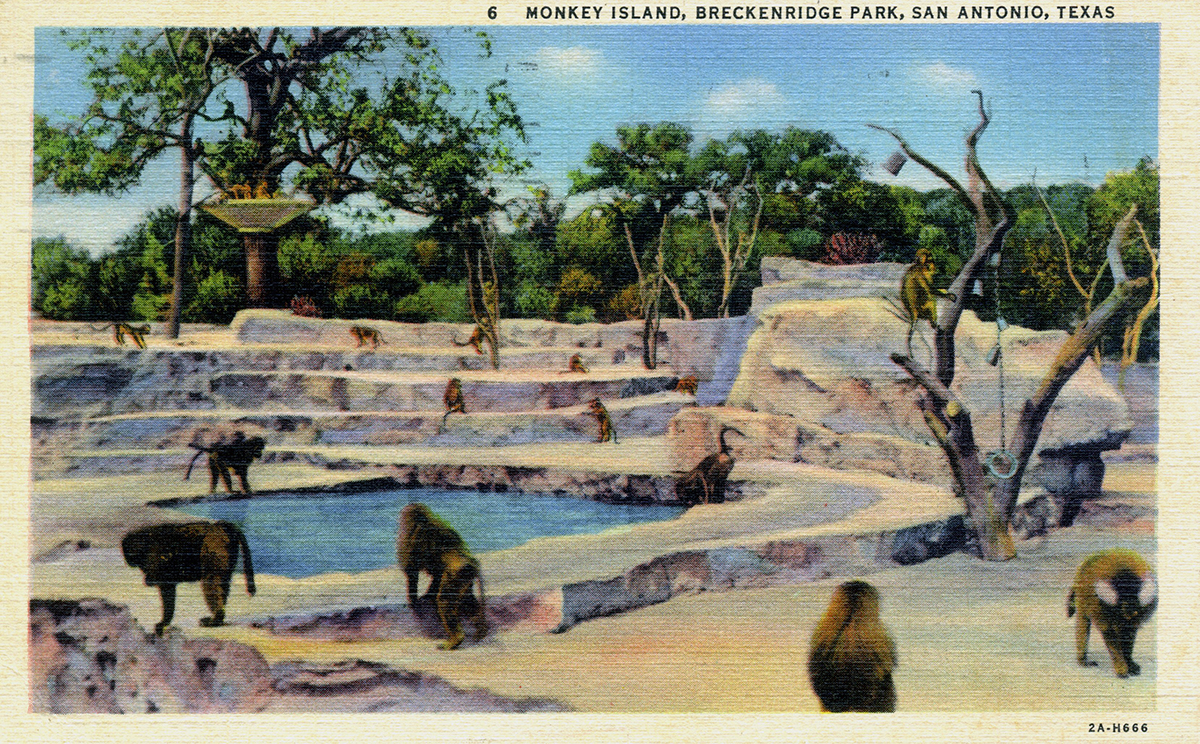 Monkey Island, Breckenridge Park, San Antonio, Texas