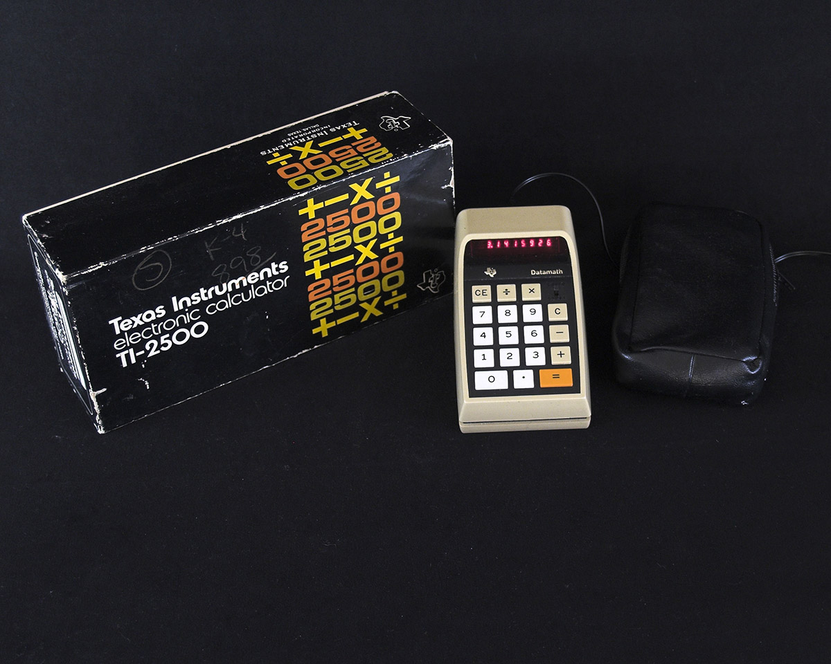 TI Datamath Calculator with box and case