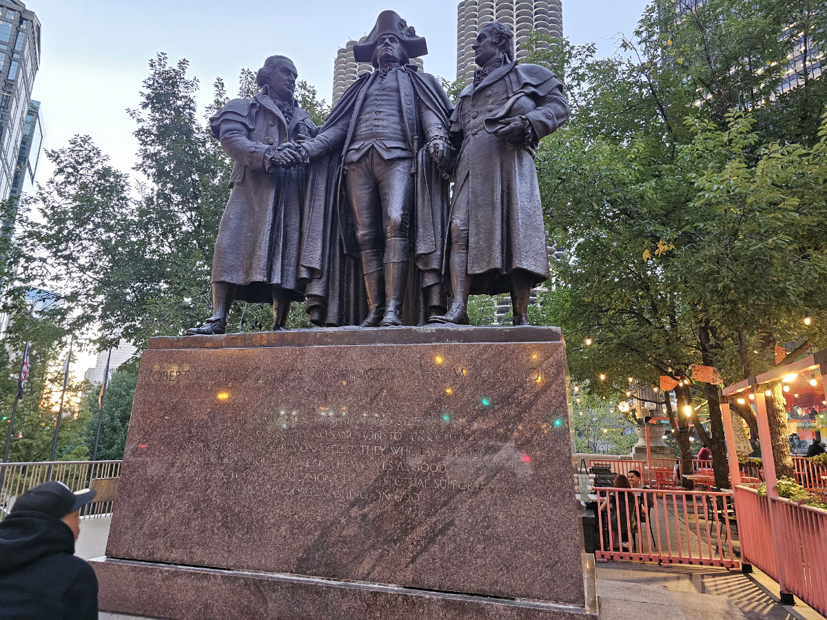 The George Washintgon - Robert Morris - Hyam Salmon Memorial