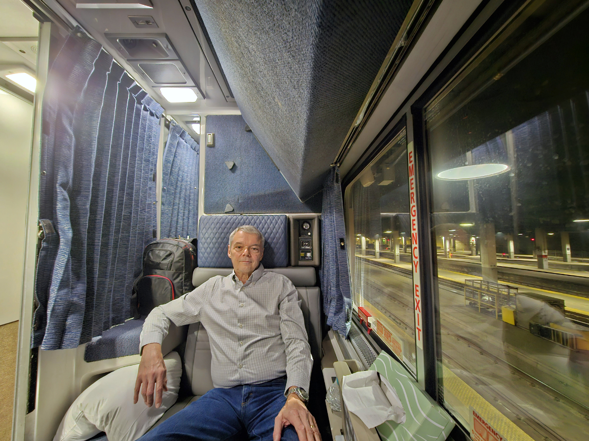 Roomette on the California Zephyr