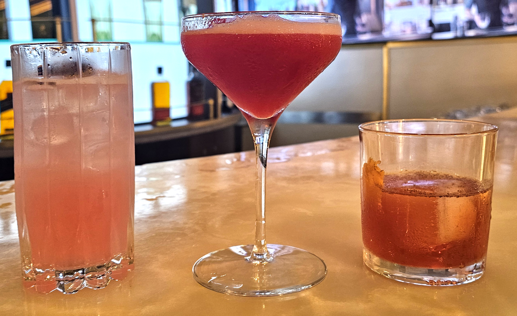 Three drinks. Soupy Twist!