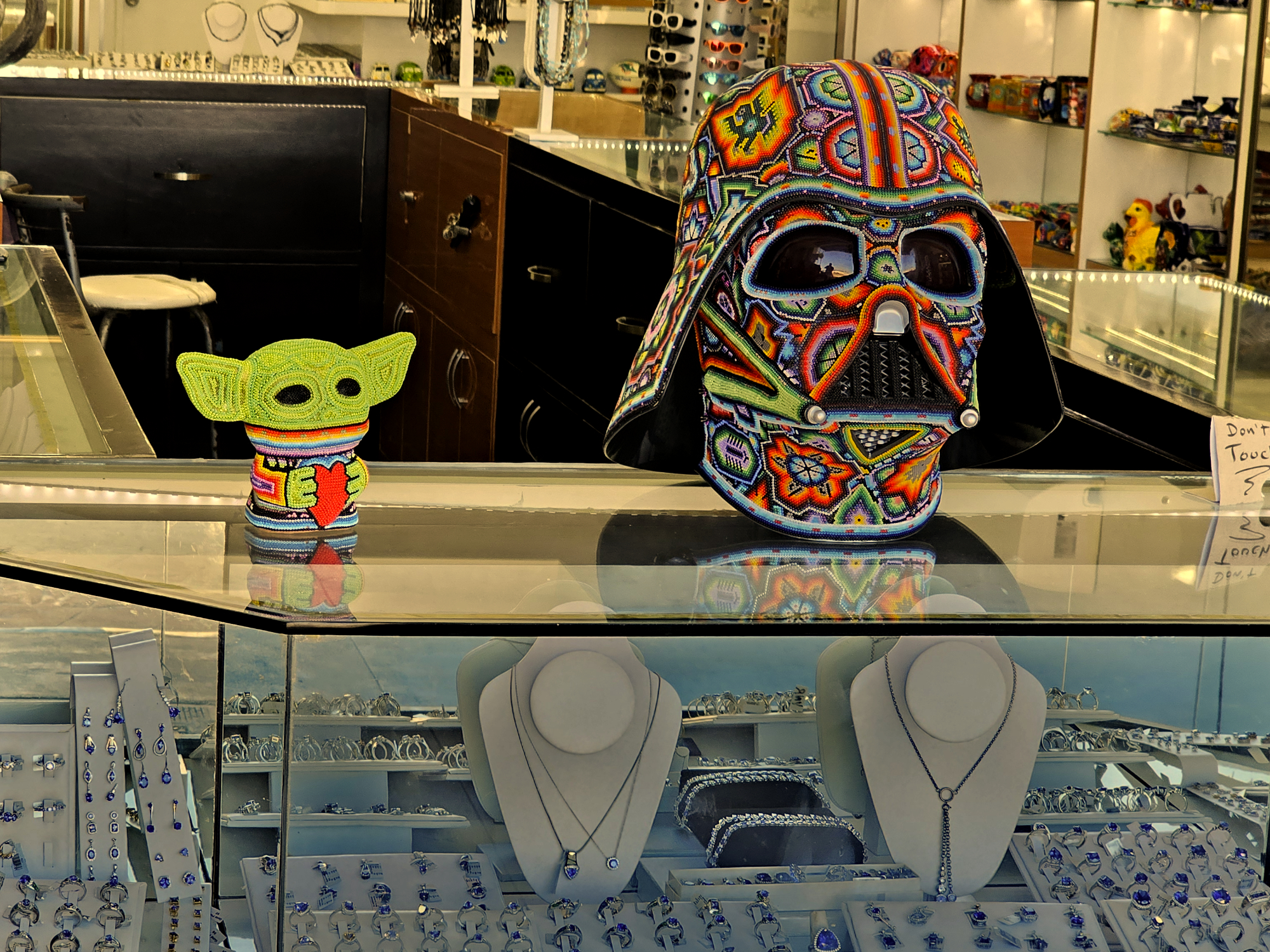 Beaded Star Wars characters