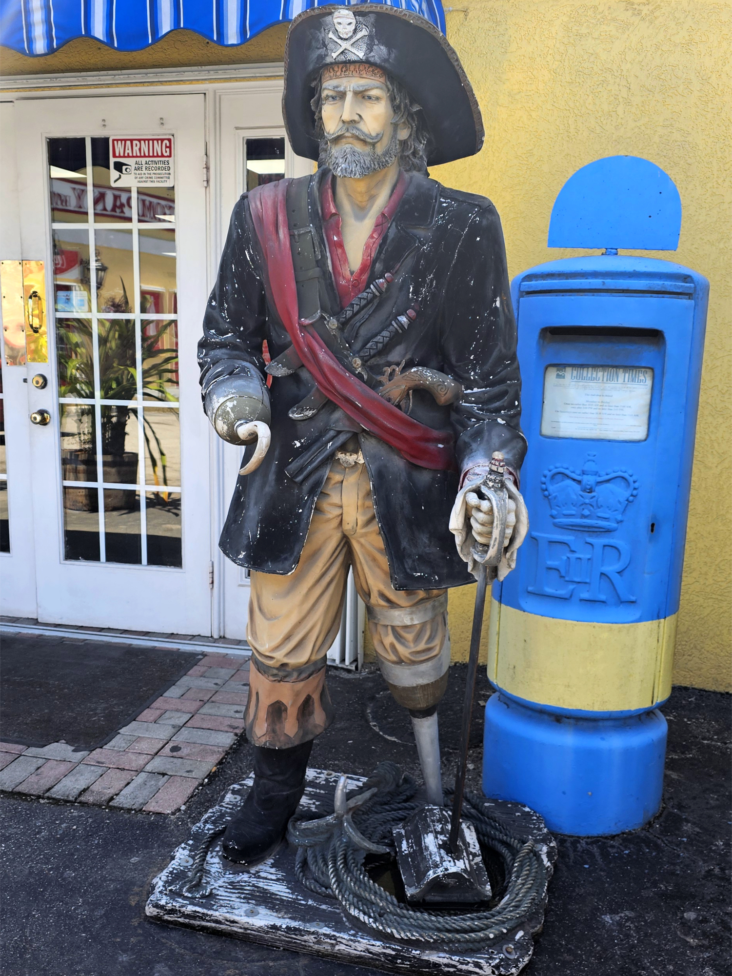 Pirate and pillar box