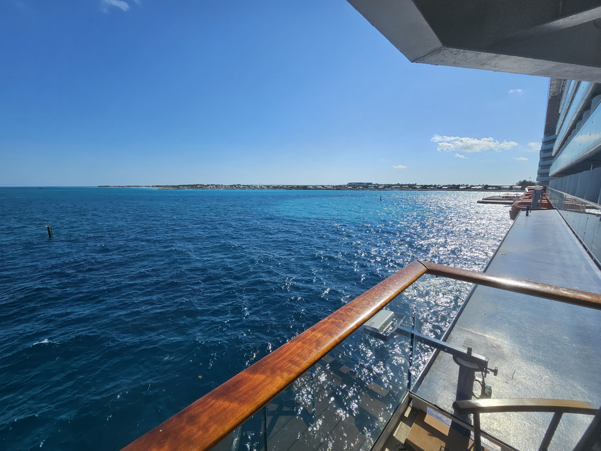 Bailey Town, Bimini from our balcony